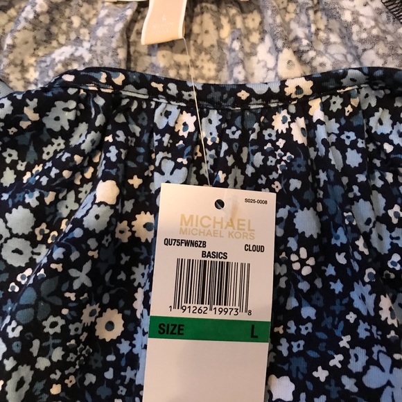 Michael Kors Women’s Floral Top - Size L NWT - Picture 4 of 4
